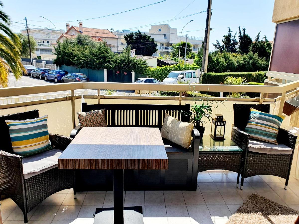 Bel Appartement A 50M De La Plage, 2 Pieces Climatisees, Parking Prive アンティーブ エクステリア 写真